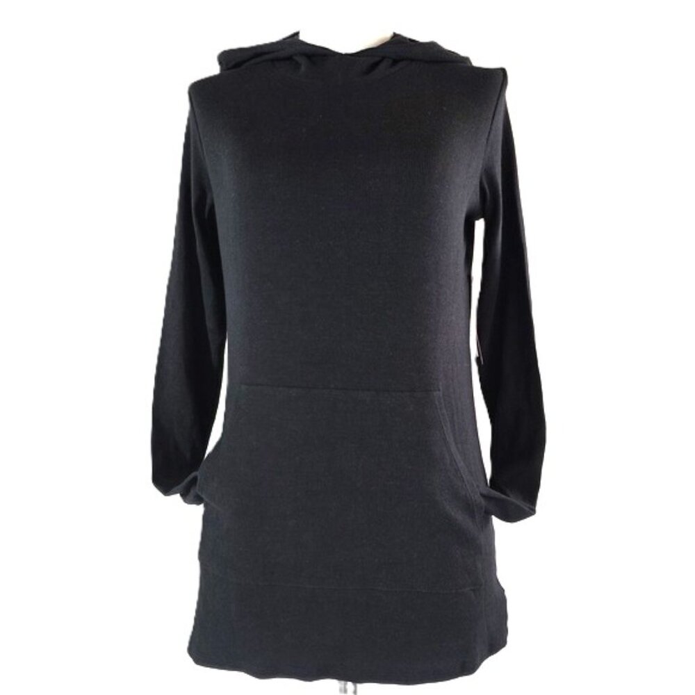 NWT $128 COMMANDO LUXURY RIB HOODIE IN BLACK SIZE L - Picture 5 of 9